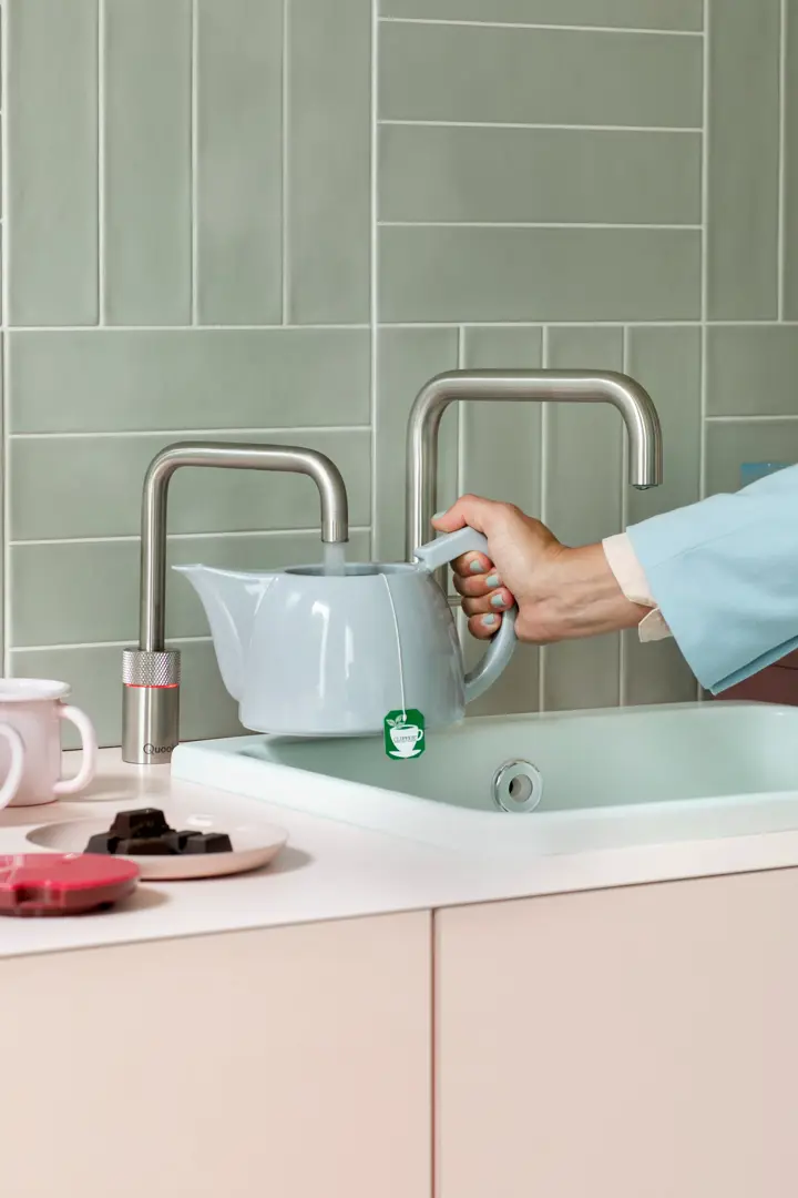 Rubinetto Nordic Square Twintaps Acciaio Inox