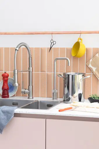 Rubinetto Nordic Square Single Tap Acciaio Inox