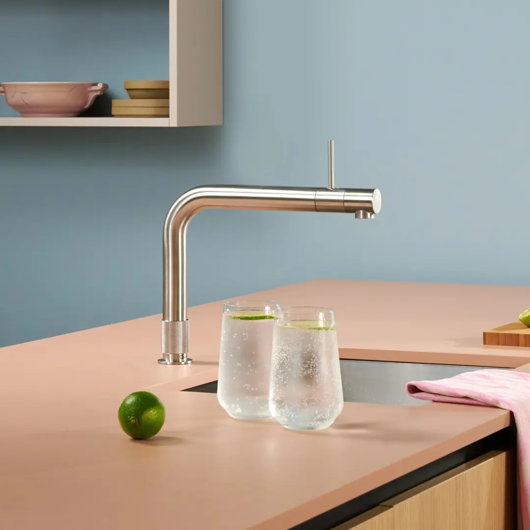 Rubinetto Front Acciaio Inox