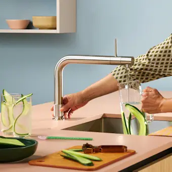 Rubinetto Front Acciaio Inox