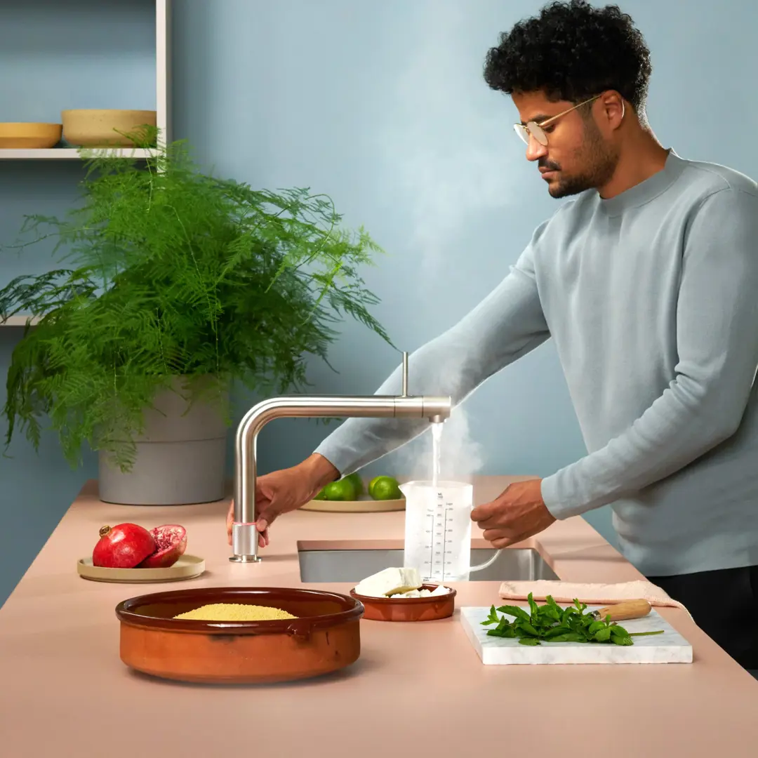 Rubinetto Front Acciaio Inox