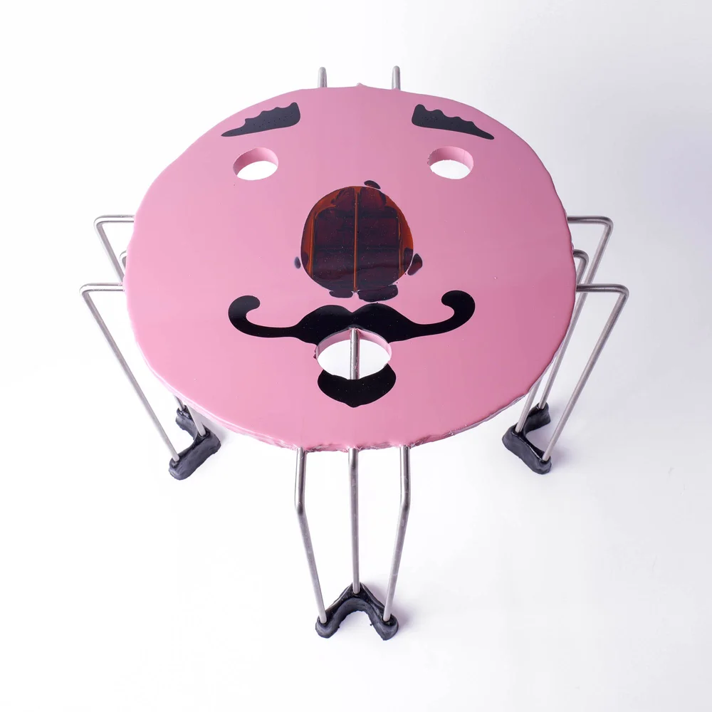 Tavolino Triple Play - Matt Mauve
