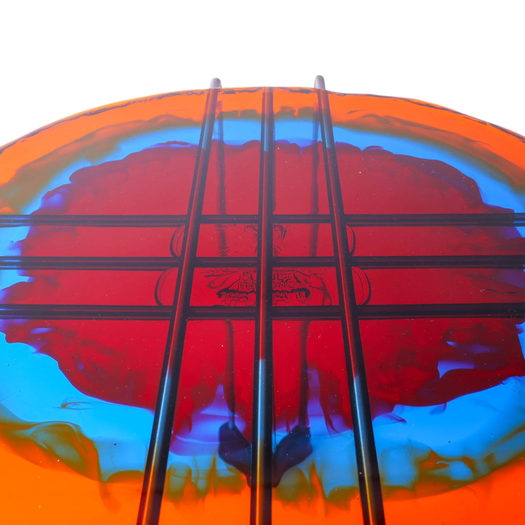 Tavolino Triple Play - Clear Orange, Light Blue, Dark Ruby