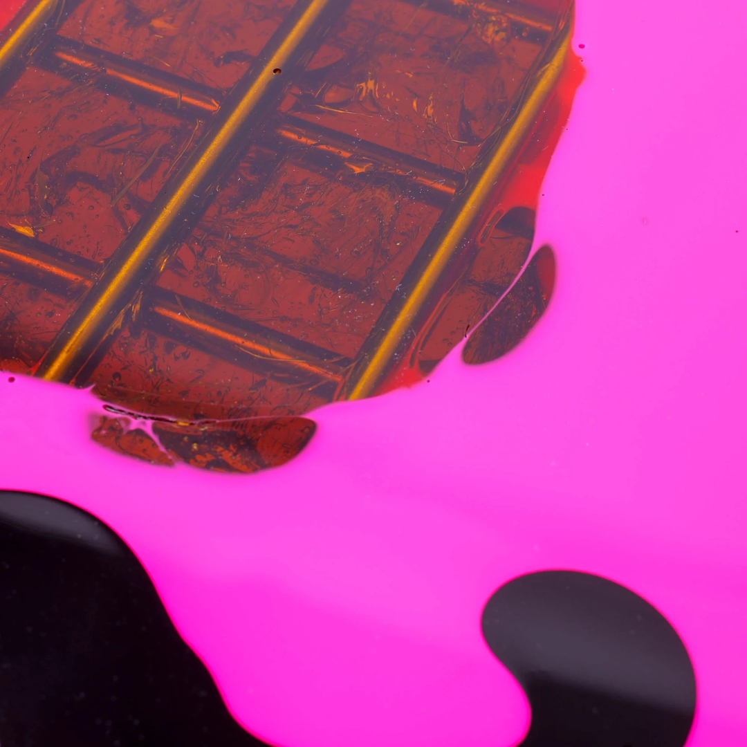 Tavolino Triple Play - Matt Fluo Fuchsia