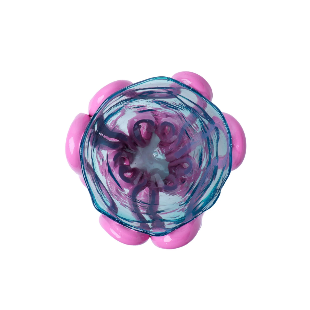 Vaso Indian Summer - Clear Aqua, Mauve