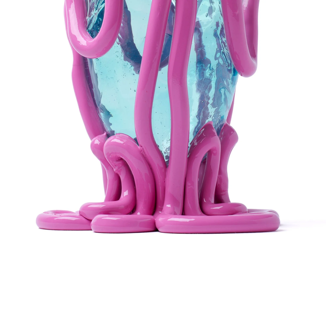 Vaso Indian Summer - Clear Aqua, Mauve