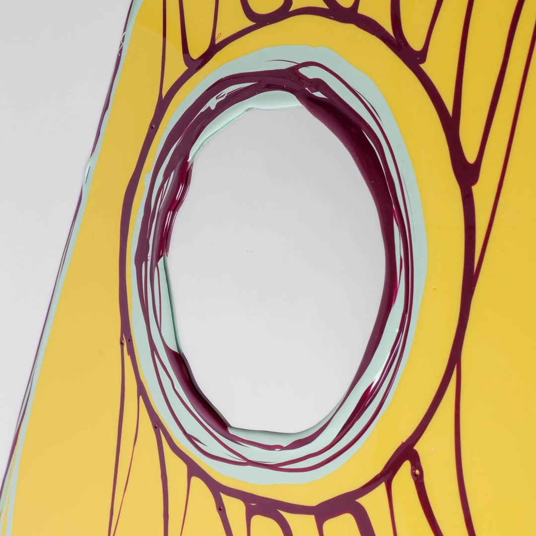 Specchio Look At Me Mirror - Pastel Yellow, Cherry, Aqua