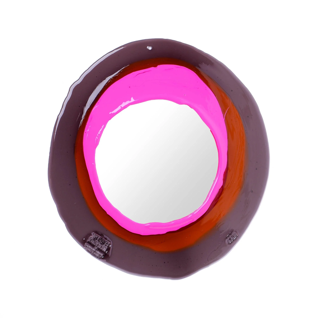 Specchio Mirror – Clear Fumè, Brown, Fluo Fuchsia