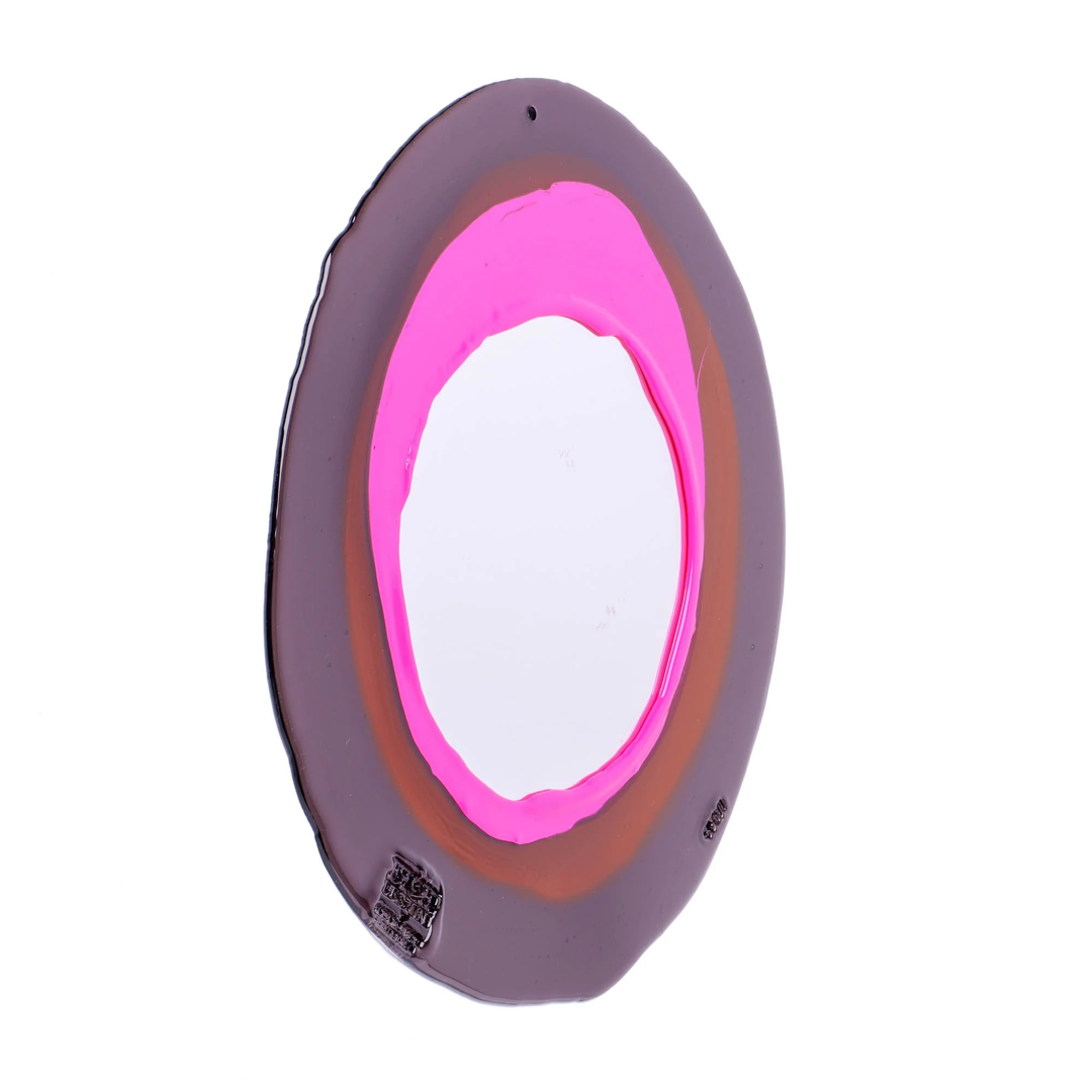 Specchio Mirror – Clear Fumè, Brown, Fluo Fuchsia