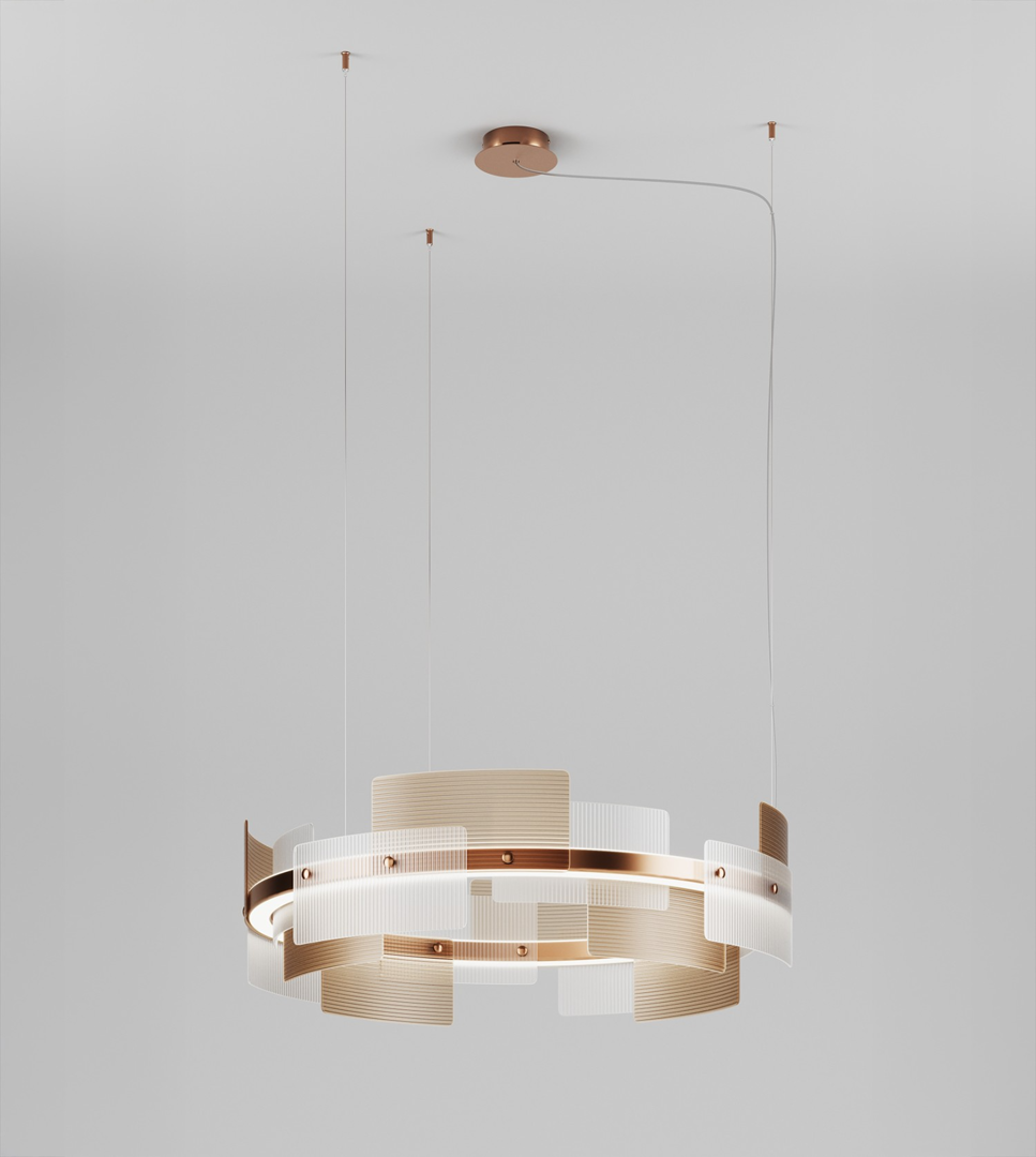 Lampada a sospensione Halo