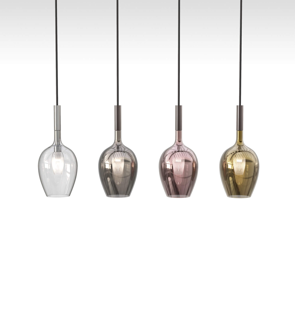 Lampada a sospensione Rosè