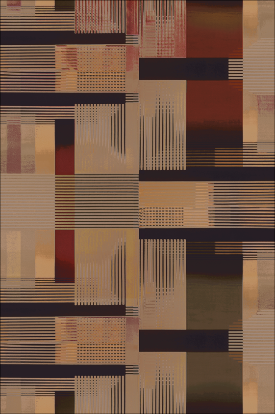 Tappeto Weft-Warp-Web Rectangle