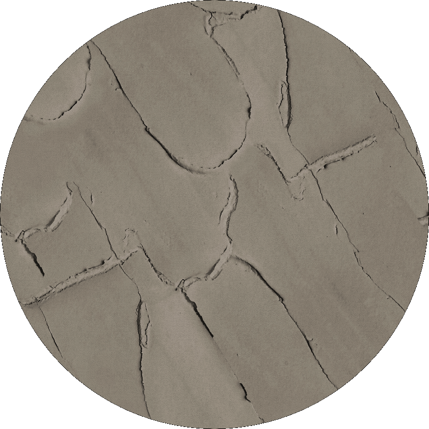 Tappeto Grains of Earth round
