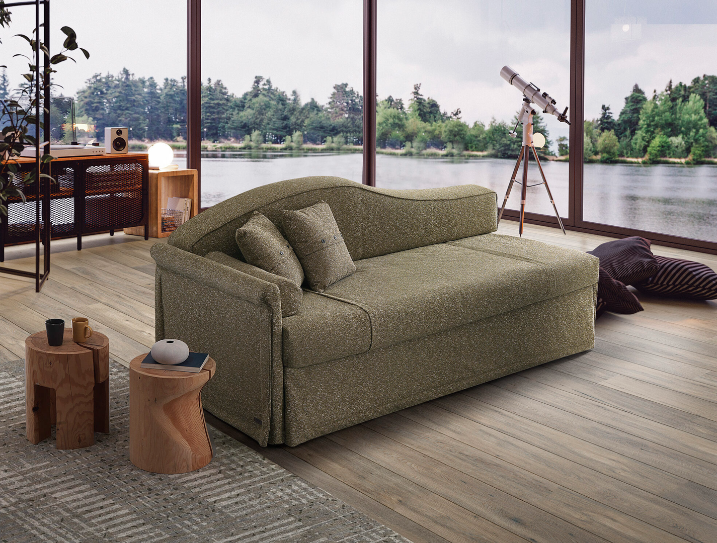 Divano letto Méridienne