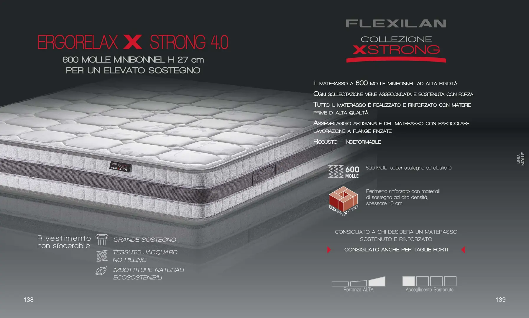 Materasso Ergorelax x Strong 4.0