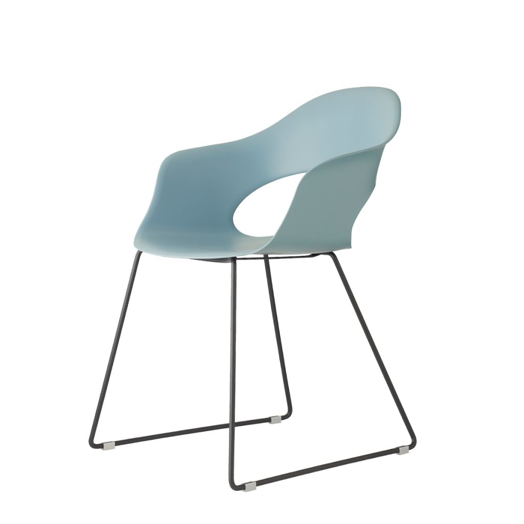 Sedia Lady B a slitta