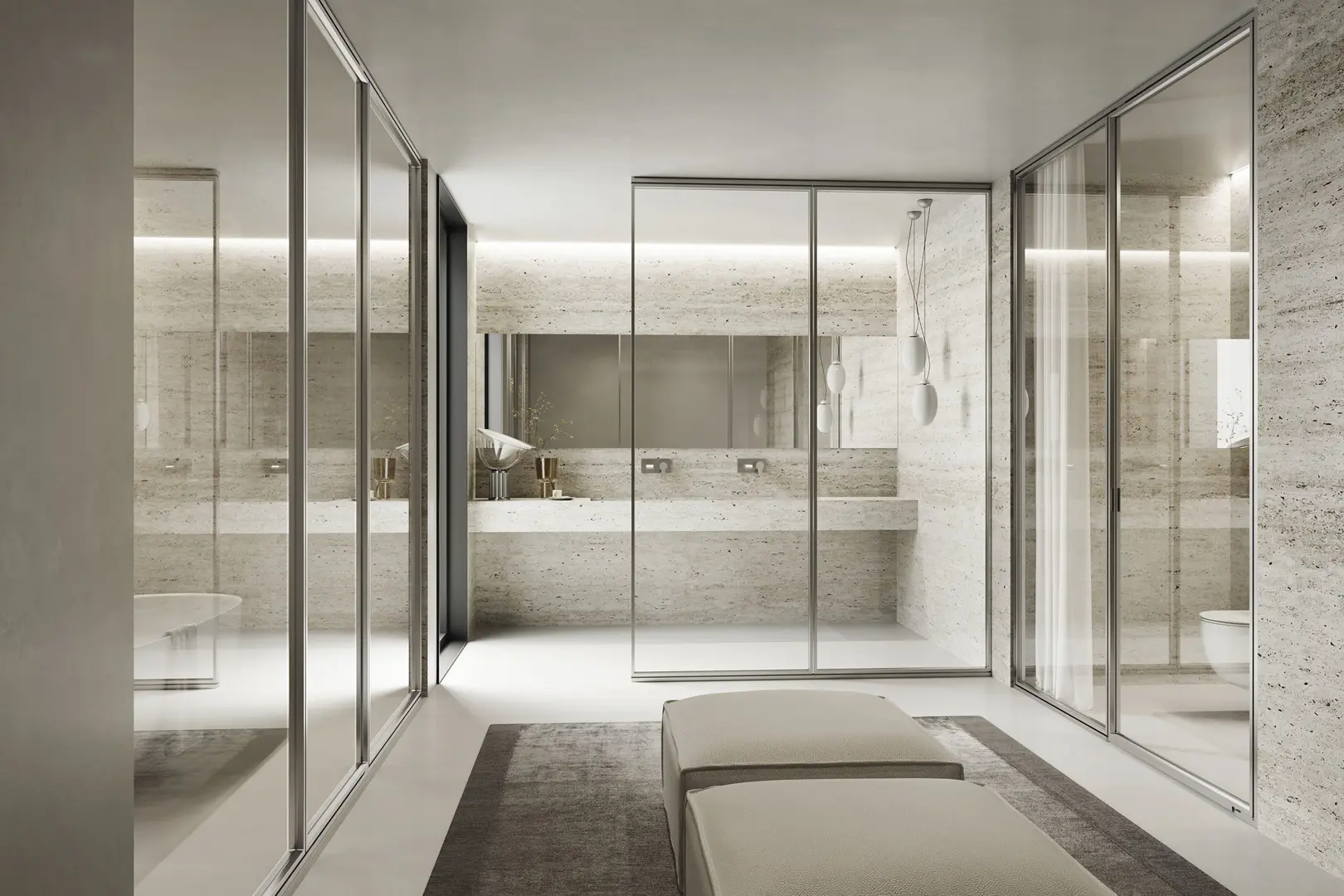 Sistema parete Domino