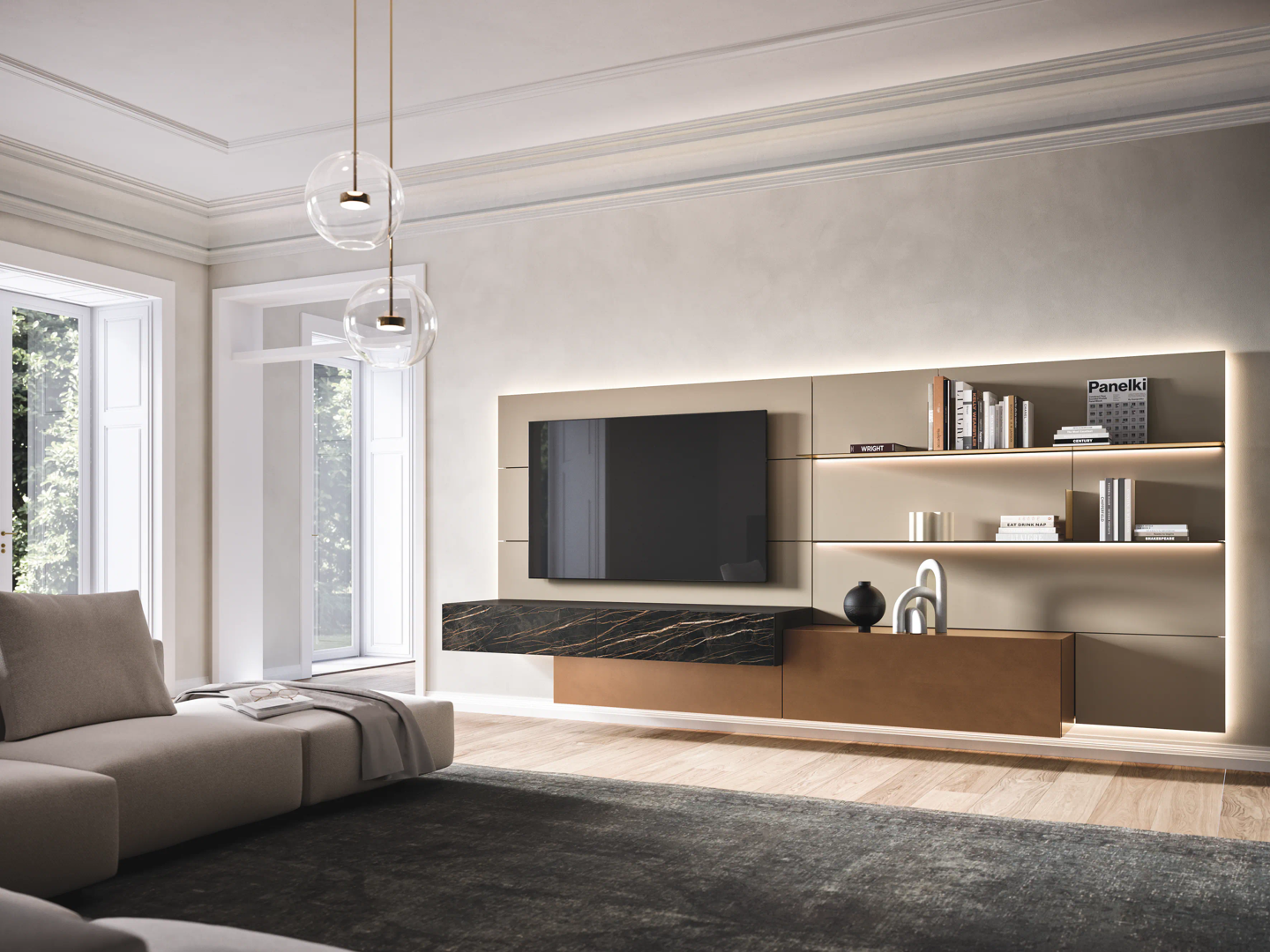 Mobile TV Boiserie