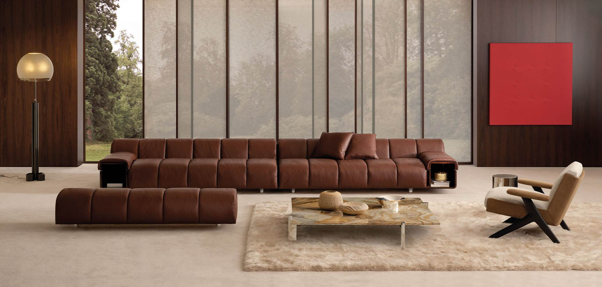 Ruffle Sofa