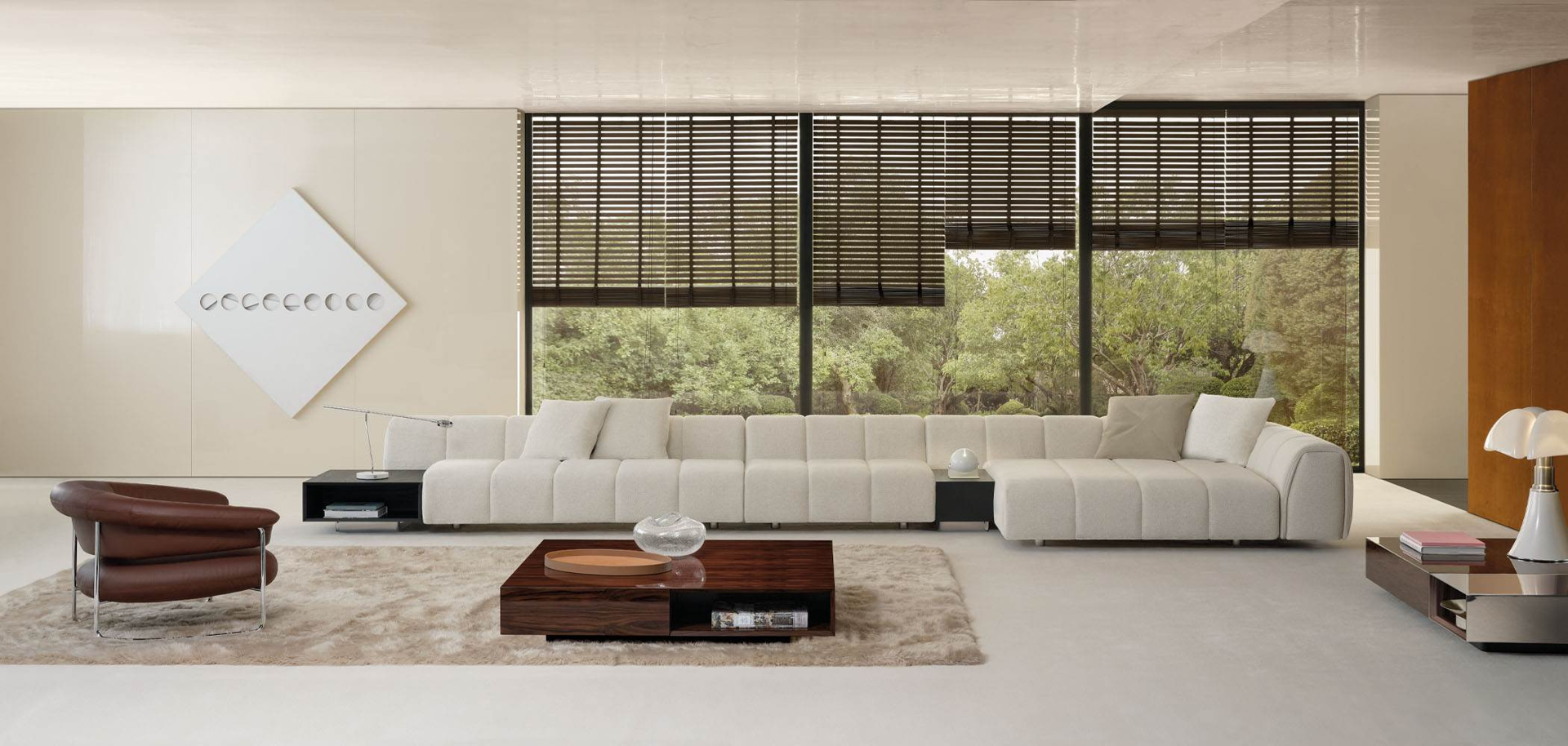 Ruffle Sofa