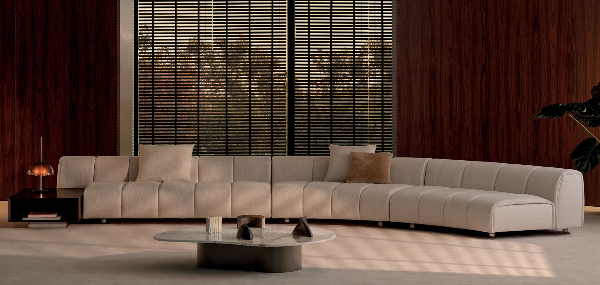 Ruffle Sofa