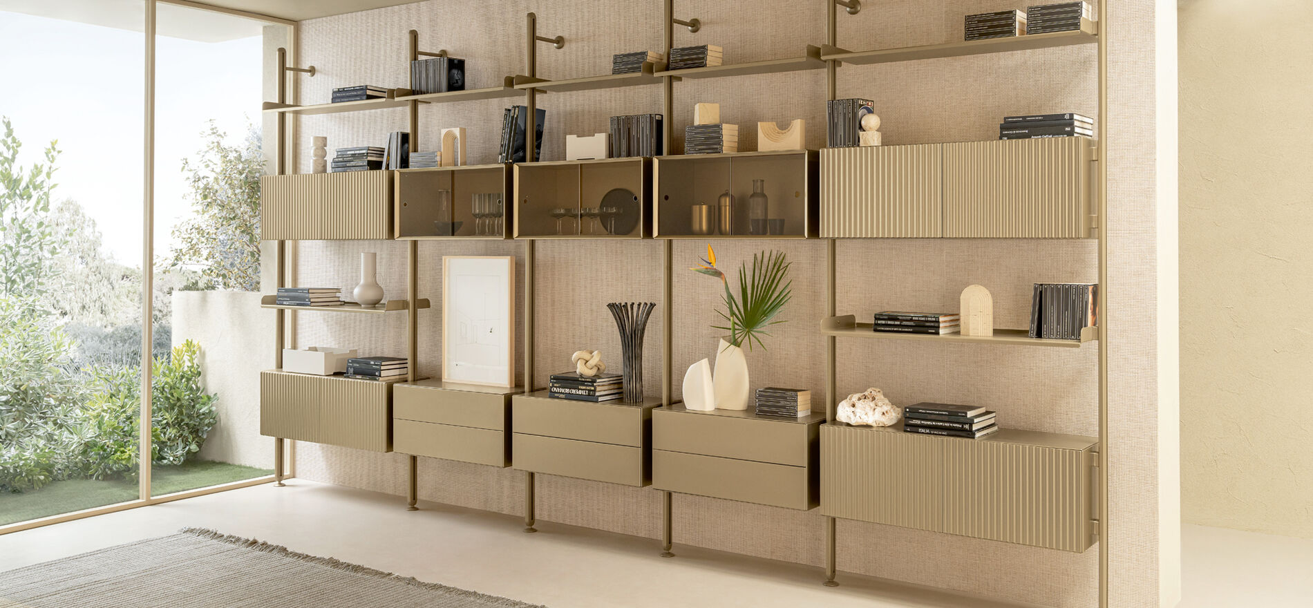 Libreria componibile Techwall