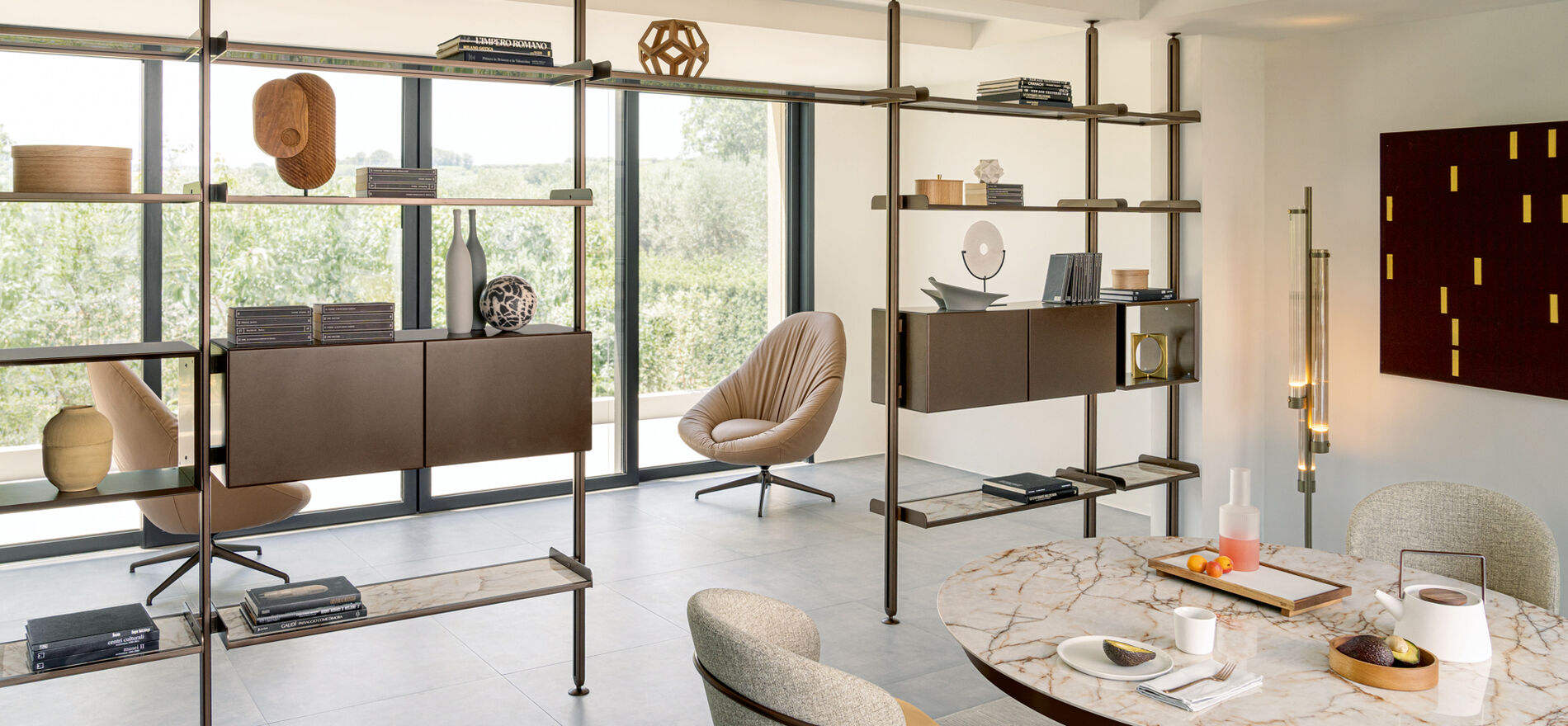 Libreria componibile Techwall