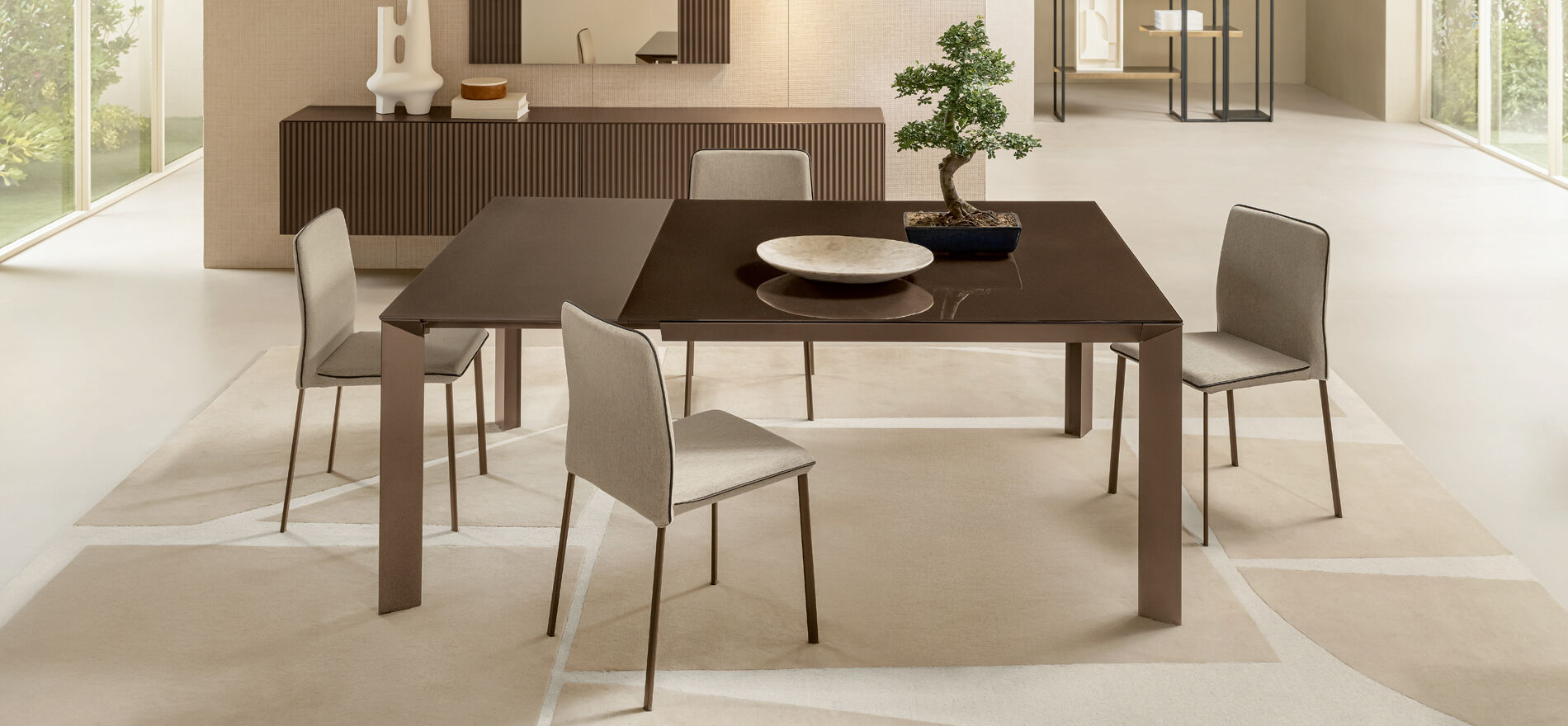 Tavolo Manhattan Cristallo