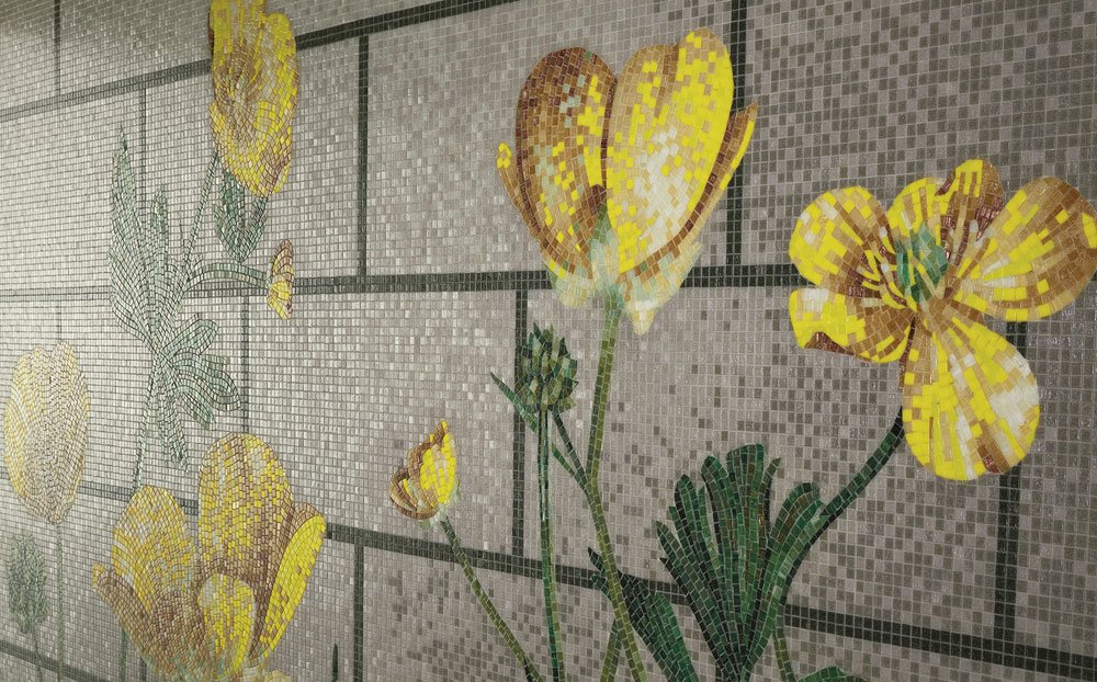 Mosaico Ranunculus