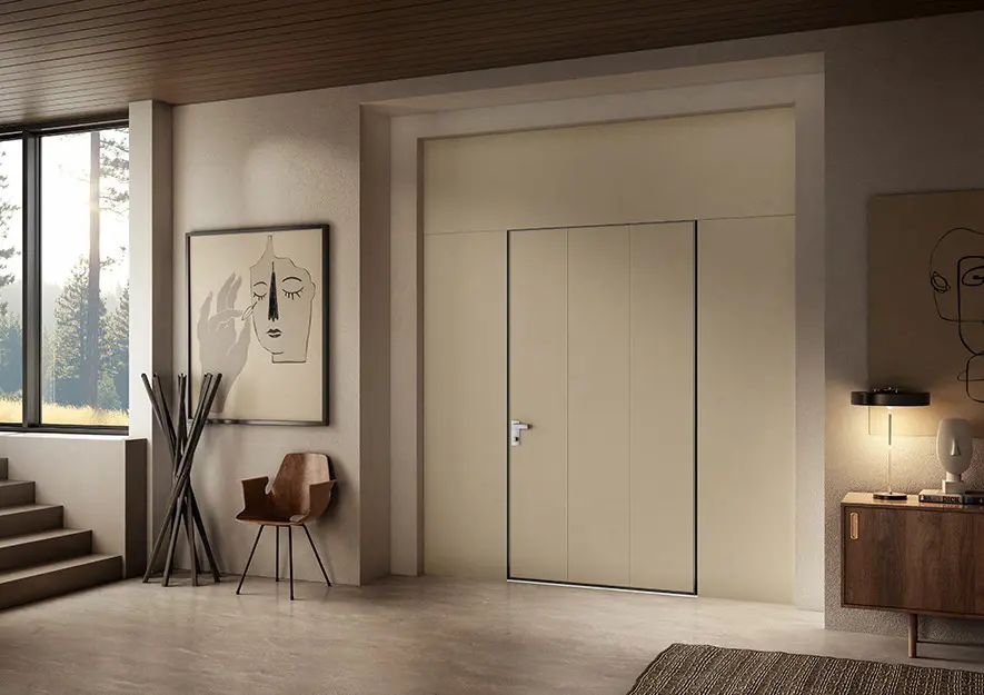 Porta blindata Di.Big a bilico - Fianchi Luce