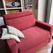 POLTRONA LETTO CON POGGIATESTA MOBILE E CONTENITOR